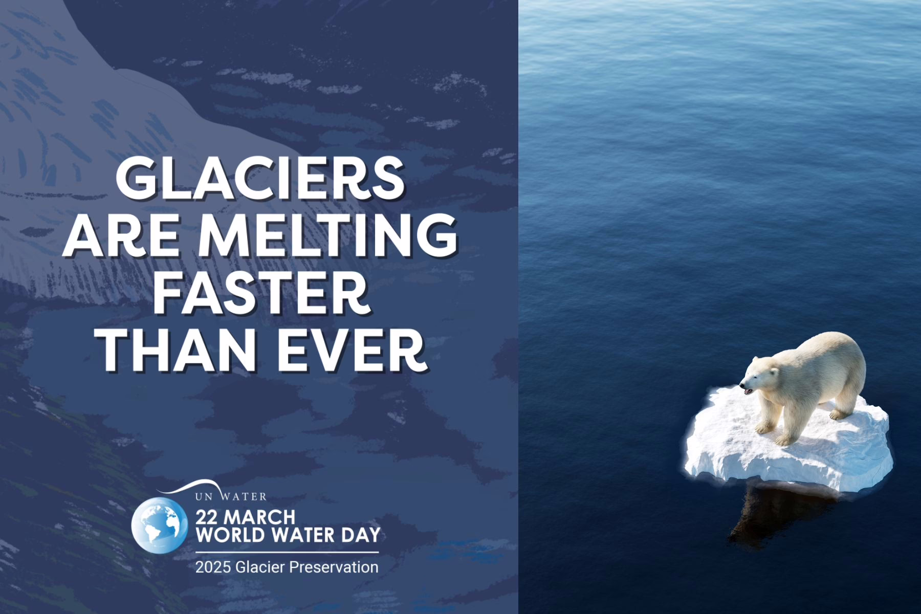 world water day glaciers