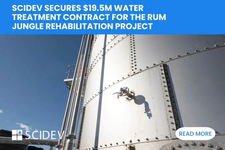 SciDev Secures $19.5m Water Treatment Contract for the Rum Jungle Rehabilitation Project