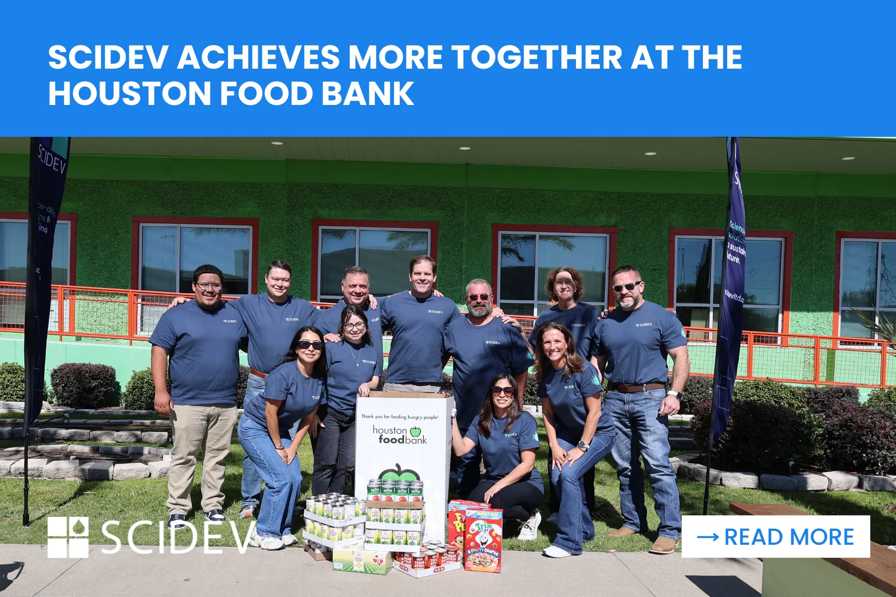 SciDev Achieves More Together at the Houston Food Bank
