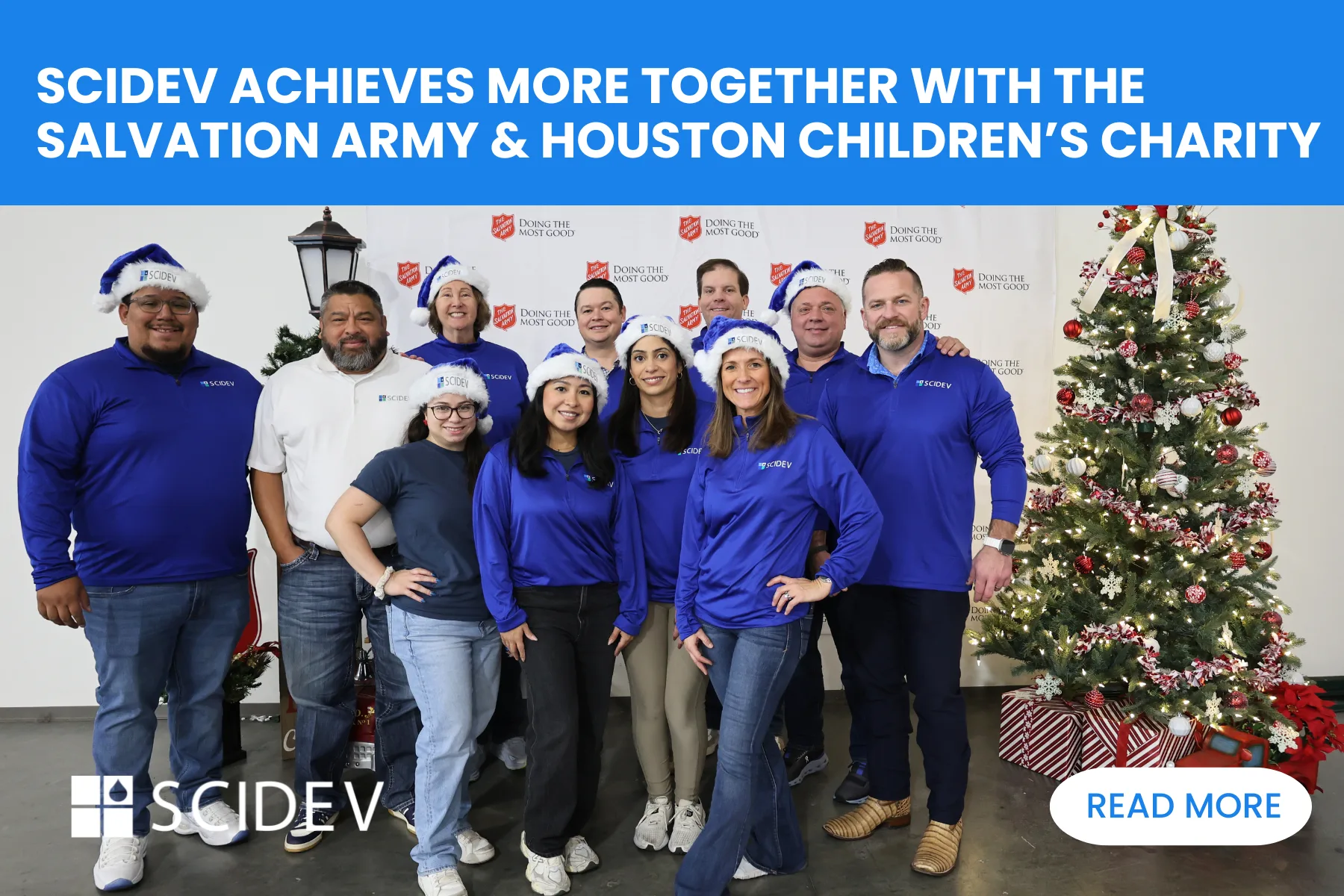 SciDev Achieves More Together at the Salvation Army and Houston Children's Charity